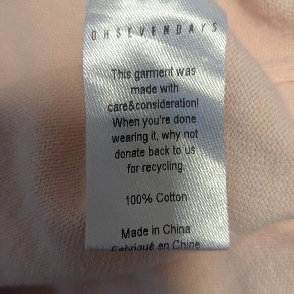 OhSevenDays x Free People Hannah Sweater Pink Rose FP Mental Health Awareness - Picture 5 of 7